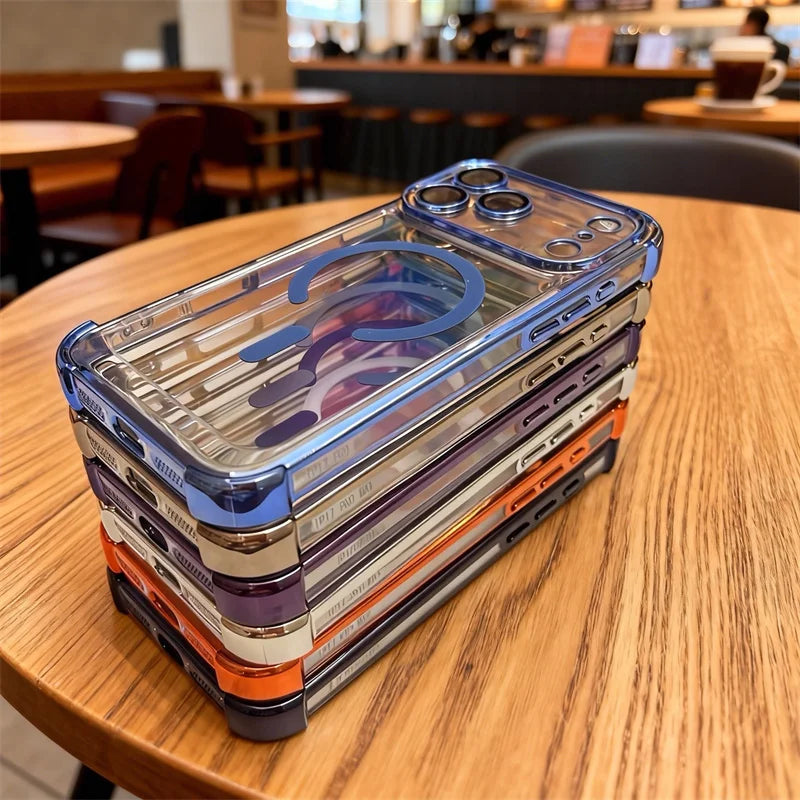 For iphone 17 Pro Max case with Airbag and Shock Absorber,four Corner airbag Shockproof Mobile Phone case for iphone 15 14 Cover