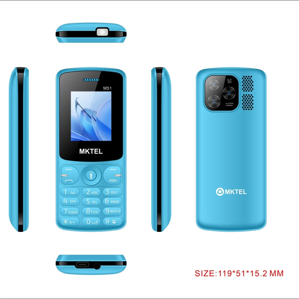 OEM ODM 2025 NEW Multifunctional Dual SIM T11B Elderly Mobile Phone Spanish/German/French 1.77" TFT Display 24ROM+32RAM Long