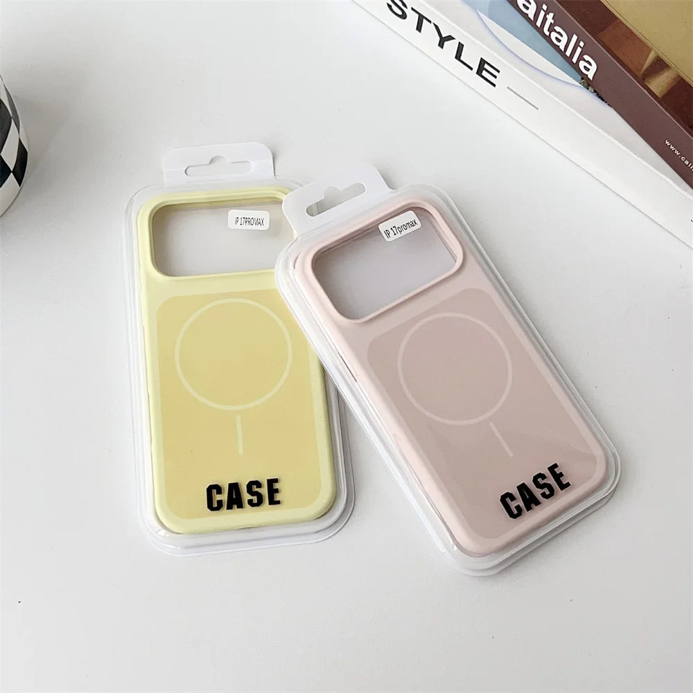 Dual-Color Liquid Silicone Case for iPhone 17 Pro Max