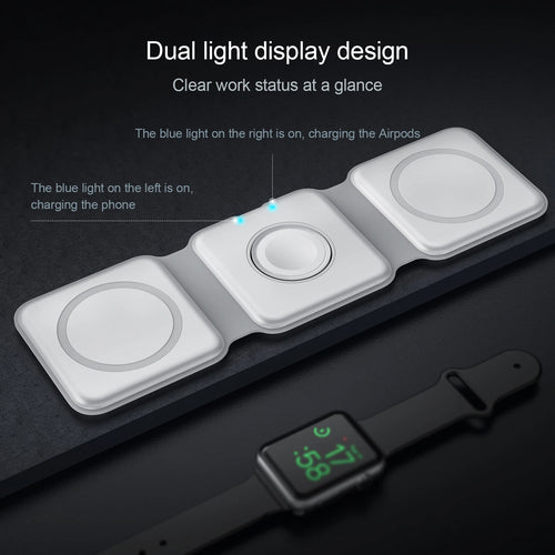AeroCharge 3-in-1 Magnetic Wireless Station