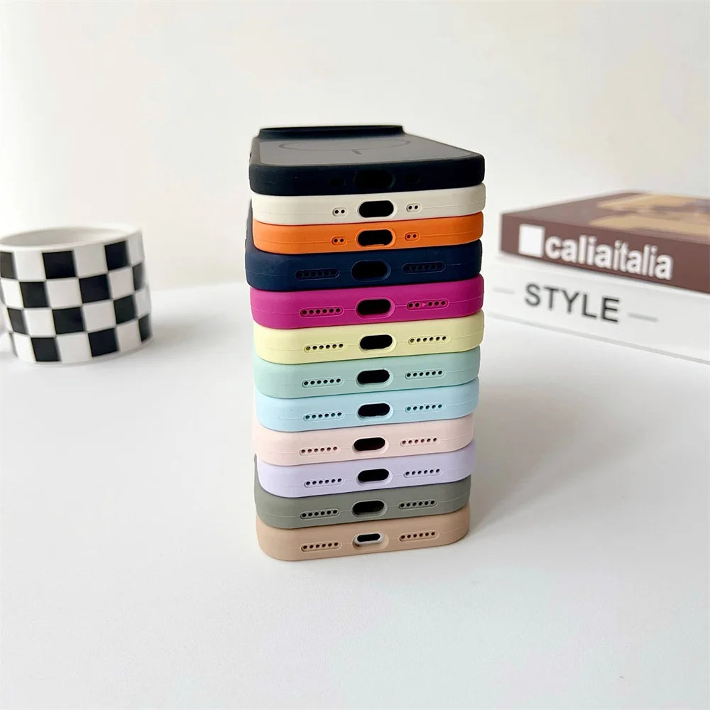 Dual-Color Liquid Silicone Case for iPhone 17 Pro Max