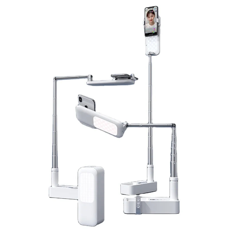 Promotion Outdoor Selfie Table Speaker Cover with Circle Ring Light for Mobile Phones Mobile Phone Accessories