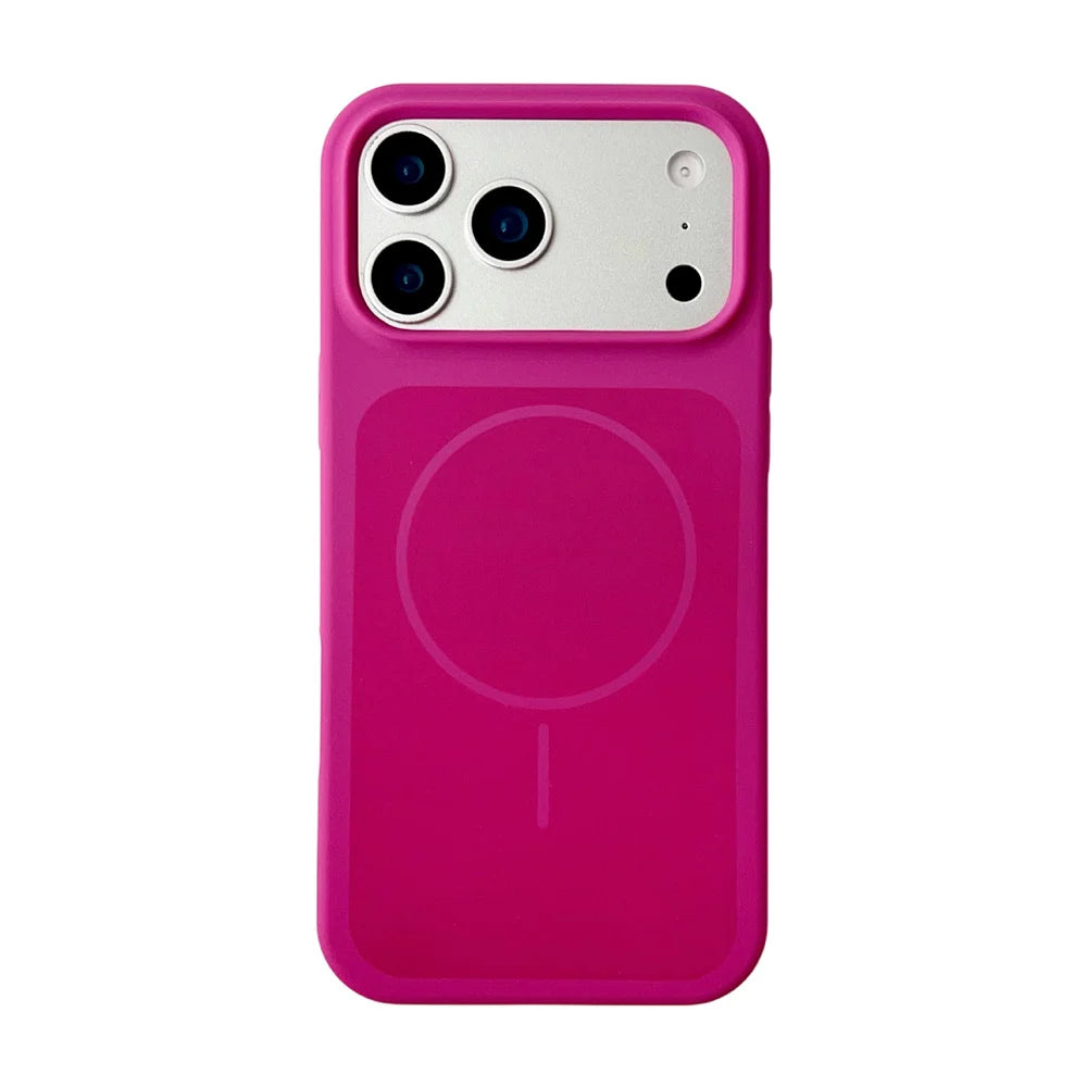 2025 New Arrival Cloth Inside High Quality Dual Color Silicone Phone Case for iPhone 17 Pro Max case New Liquid Silicone