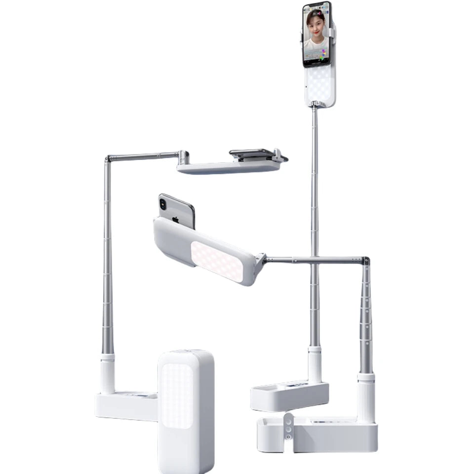 Promotion Outdoor Selfie Table Speaker Cover with Circle Ring Light for Mobile Phones Mobile Phone Accessories