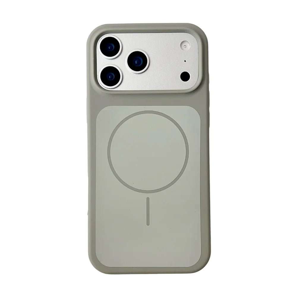 2025 New Arrival Cloth Inside High Quality Dual Color Silicone Phone Case for iPhone 17 Pro Max case New Liquid Silicone