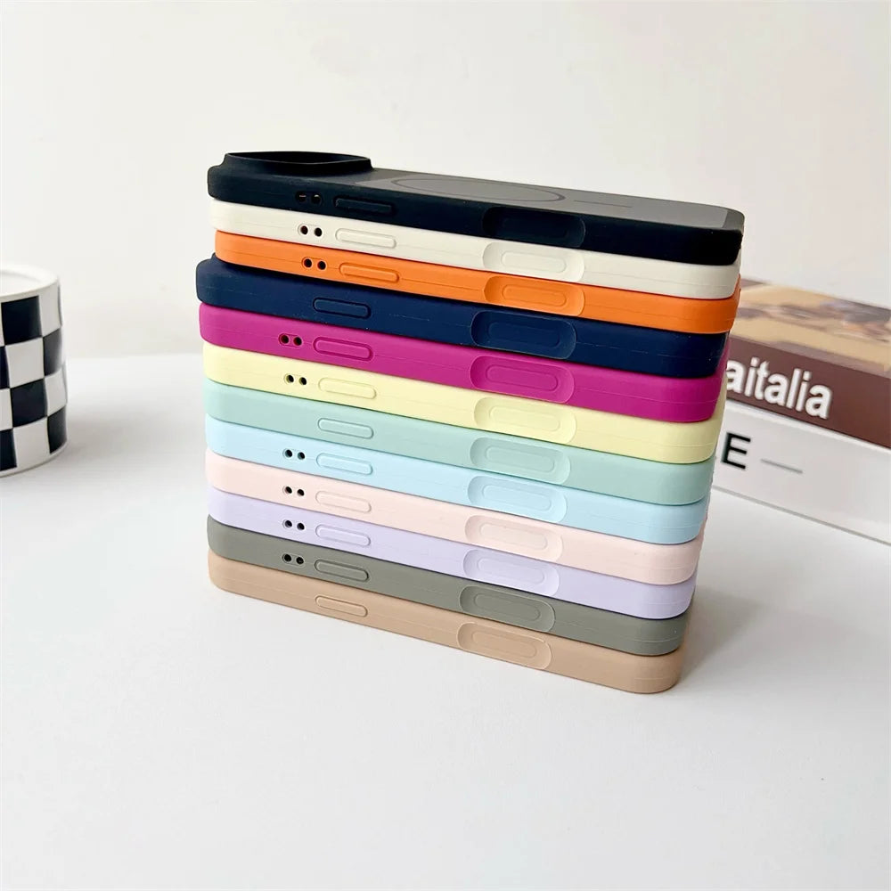 Dual-Color Liquid Silicone Case for iPhone 17 Pro Max