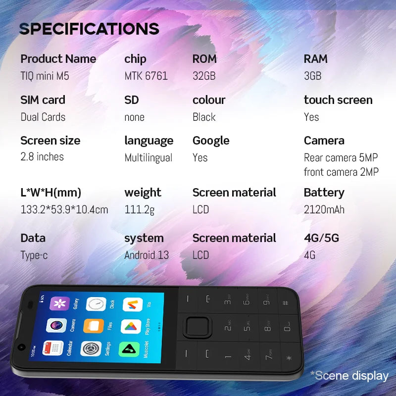 TIQ Mini Mobile Phone (Used/Refurbished)