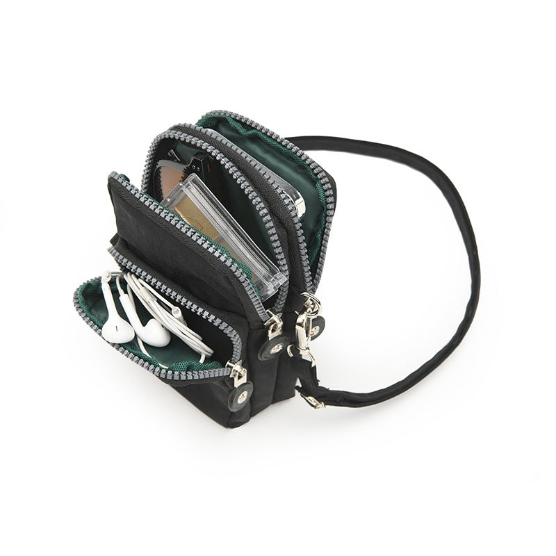 Factory Direct Mobile Phone Bag Women's Crossbody Bag Large Screen Mobile Phone Bag Coin Purse Hanging Neck Wrist Bag Running Vertical Mini