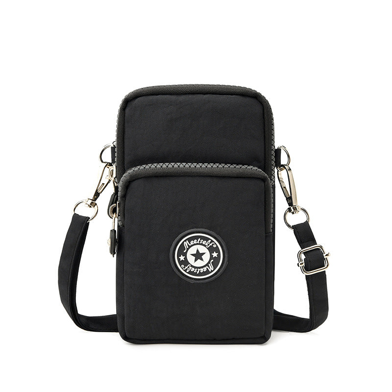 Factory Direct Mobile Phone Bag Women's Crossbody Bag Large Screen Mobile Phone Bag Coin Purse Hanging Neck Wrist Bag Running Vertical Mini