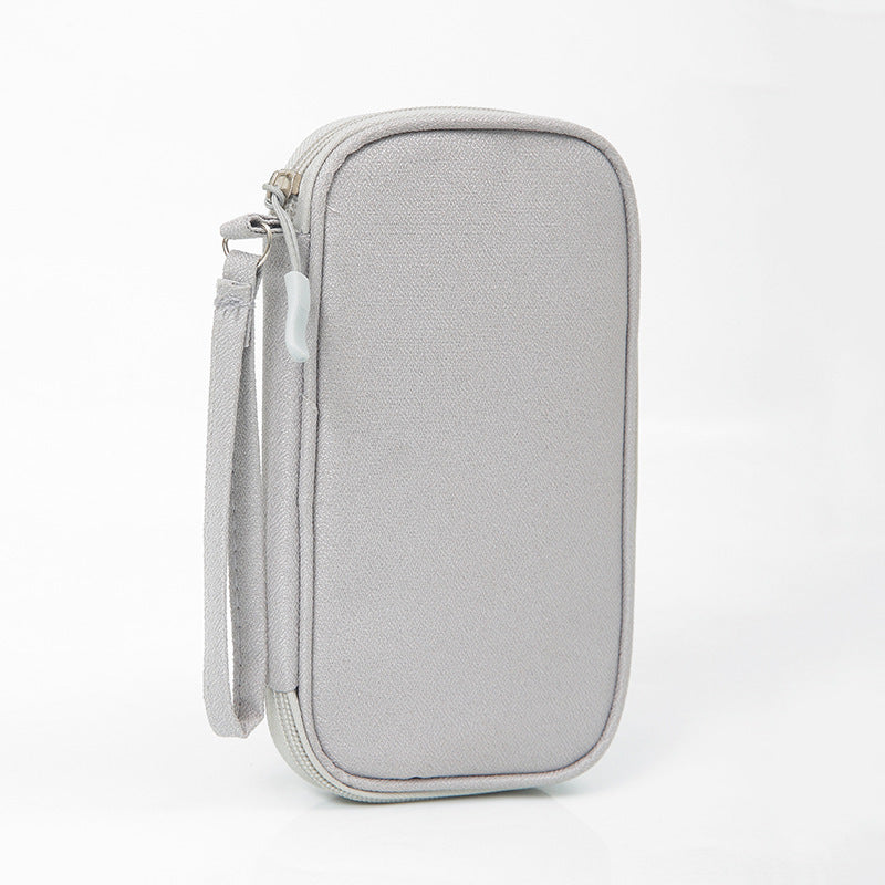 Power Bank Data Cable Mobile Phone Storage Bag Mobile Power Supply Mobile Phone Digital Accessories Headphones Multi-Layer Portable Storage Bag