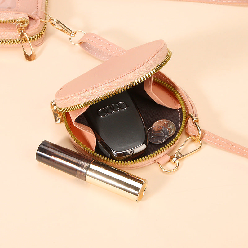 New Touch Screen Mobile Phone Bag Two-Piece Coin Purse Women's Small Cross-Body Cute Small Bag for Mobile Phone Fashion