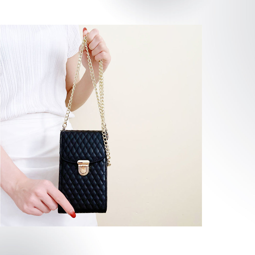 Mobile Phone Bag Wholesale Export Mini Crossbody Mobile Phone Bag Niche Design High-End 2022 Shoulder Bag Small Fragrance Bag for Women