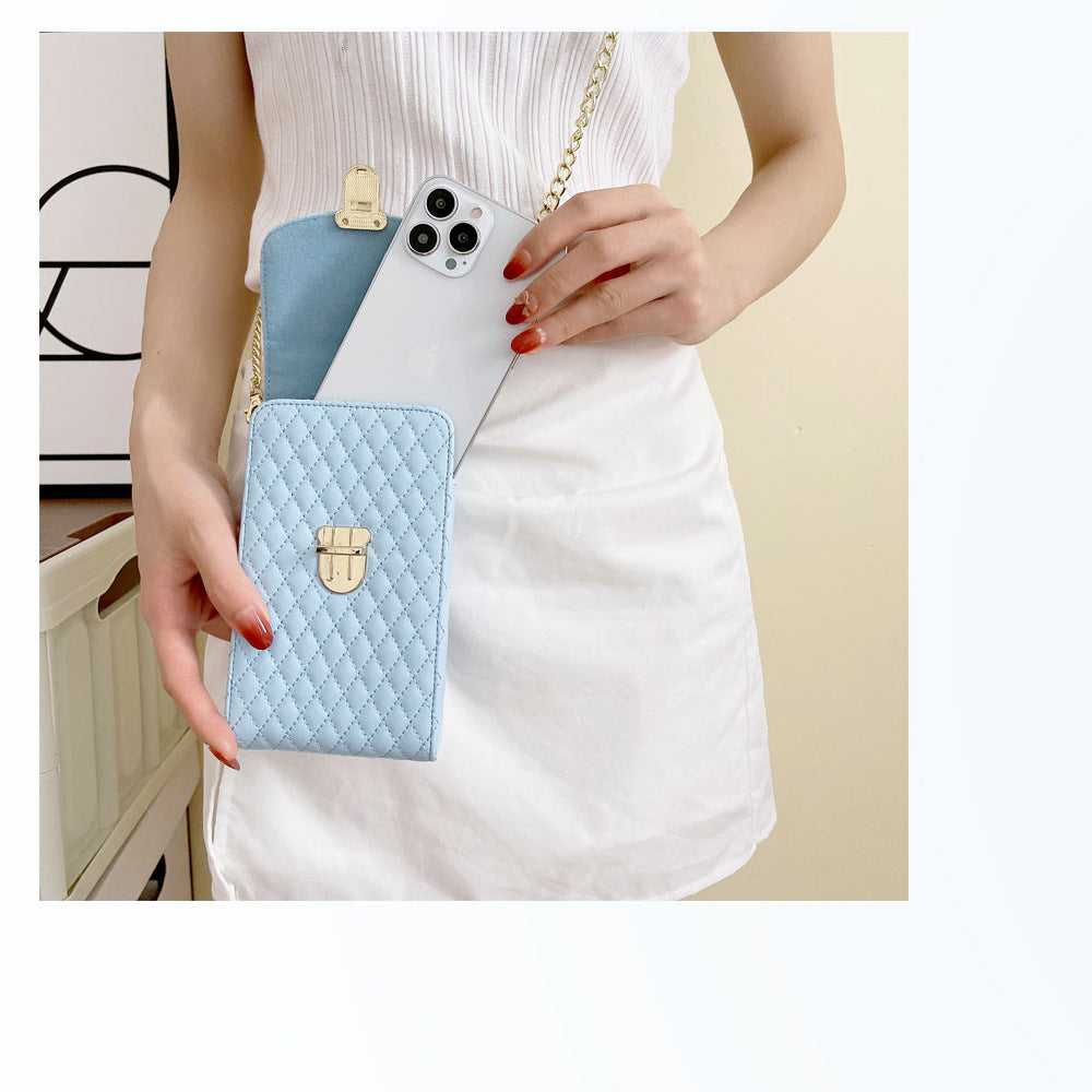 Mobile Phone Bag Wholesale Export Mini Crossbody Mobile Phone Bag Niche Design High-End 2022 Shoulder Bag Small Fragrance Bag for Women