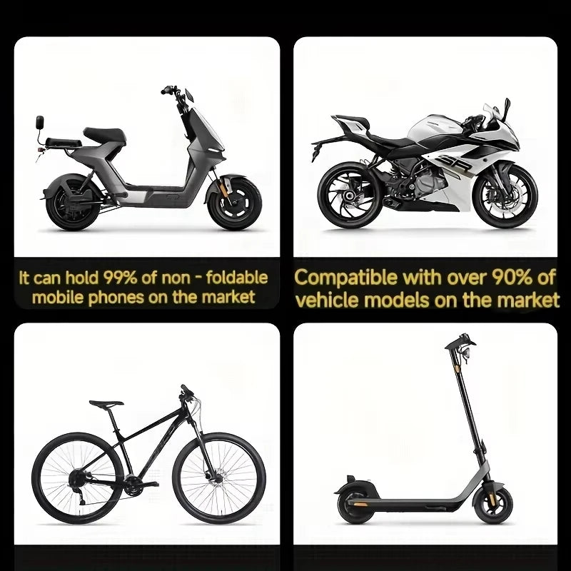 ApexRide Rotatable Mountain Bike & Moto Phone Mount