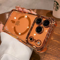 Classic Magnetic Phone Case For iPhone 17 Air 15 14 13 12 16 Pro Max 14 15 Plus Magsafe Silicone Soft Shockproof Protector Cover