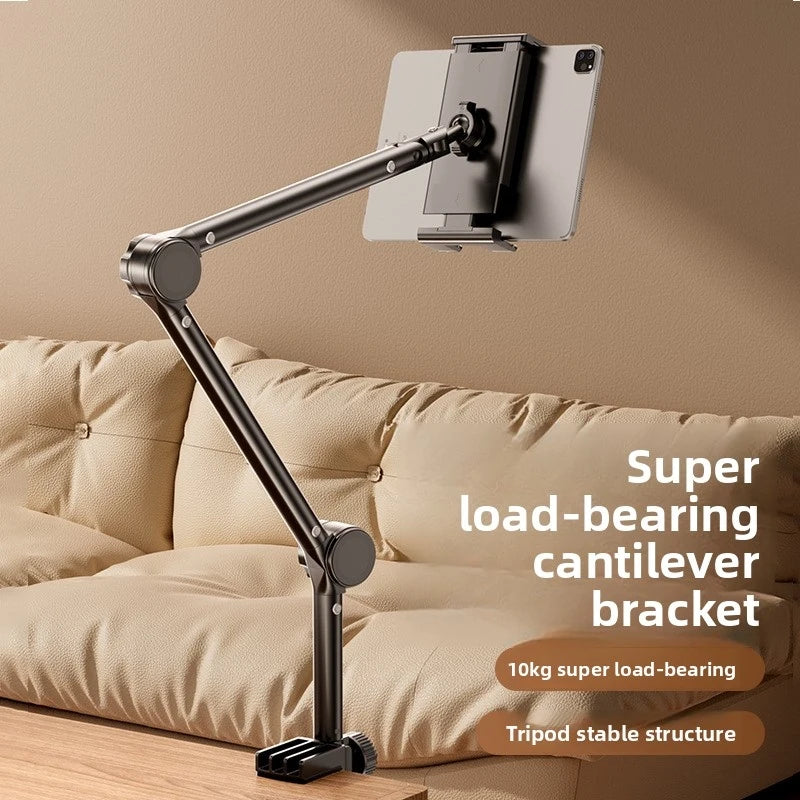 Mobile phone stand  for iPad, lazy holder, tablet bracket, bedside arm for live streaming, bed-mounted for shooting