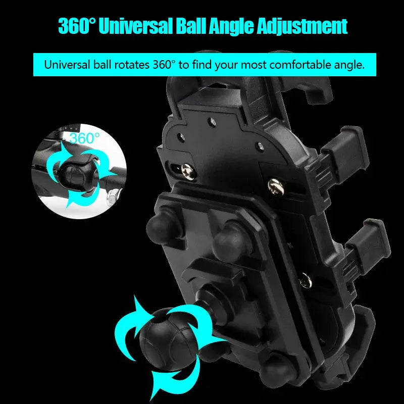 Electric motorcycle mobile phone holder, motorcycle travel riding, shockproof scooter, takeaway navigation stand