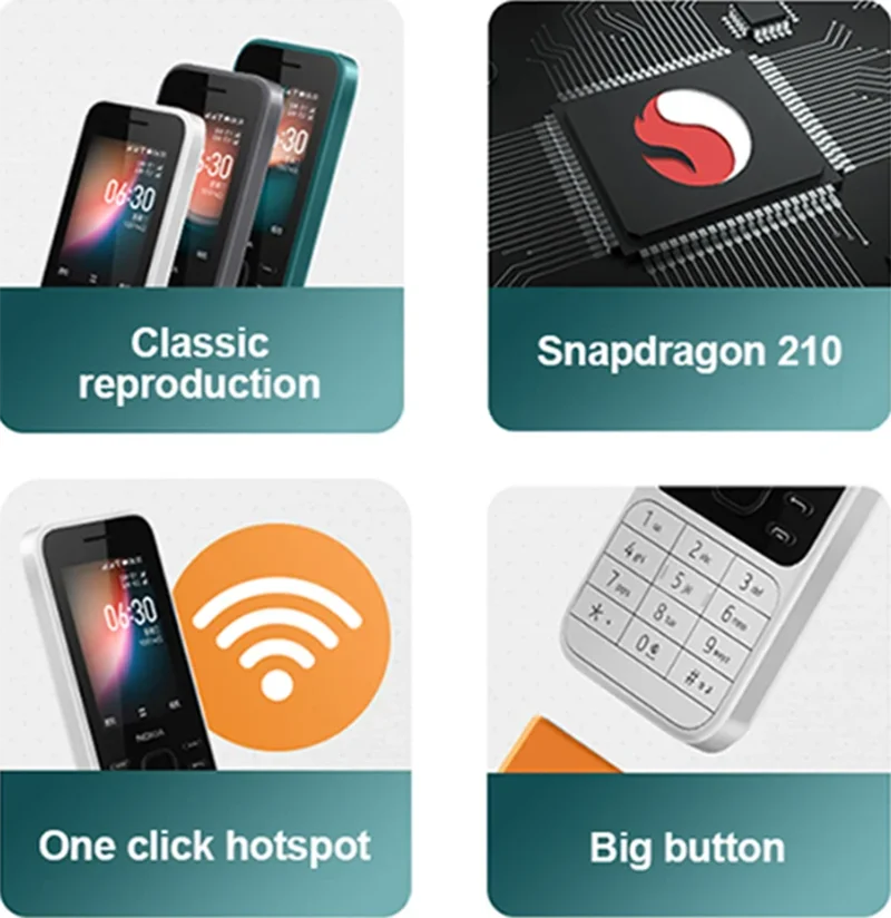 Classic 2.4" Screen Dual-SIM Elderly Phone