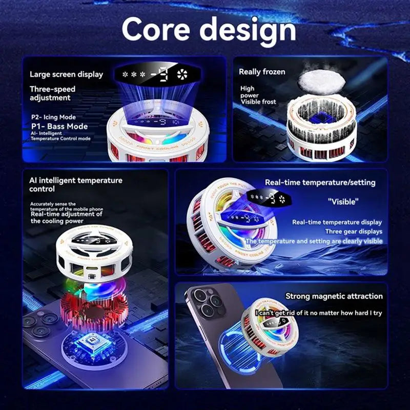 Magnetic Mobile Phone Cooler & Gaming Fan
