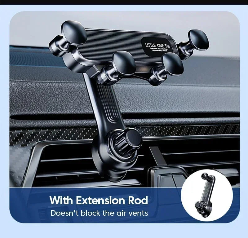 Car Air Conditioner Vent Mobile Phone Holder Telescopic Mobile Phone Holder Mini Size Suitable for 4.7-7 Inch Smartphones Amagi