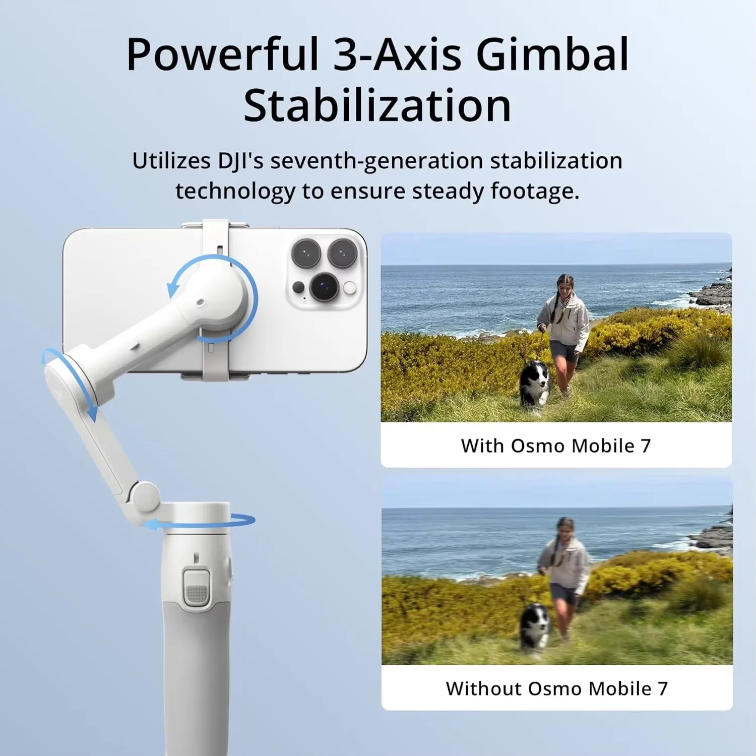 DJI Osmo Mobile 7 – 3-Axis Smartphone Gimbal Stabilizer