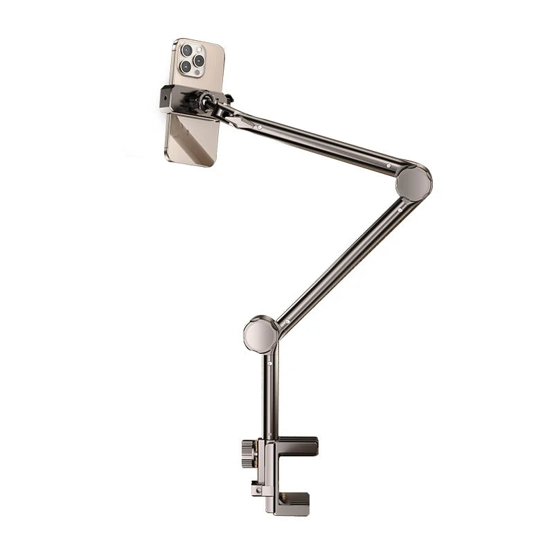 Mobile phone stand  for iPad, lazy holder, tablet bracket, bedside arm for live streaming, bed-mounted for shooting