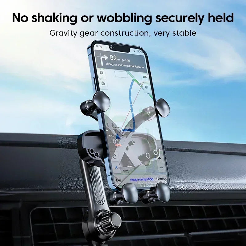 Car Air Conditioner Vent Mobile Phone Holder Telescopic Mobile Phone Holder Mini Size Suitable for 4.7-7 Inch Smartphones Amagi