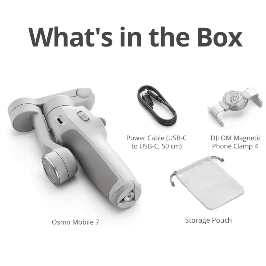 DJI Osmo Mobile 7 – 3-Axis Smartphone Gimbal Stabilizer