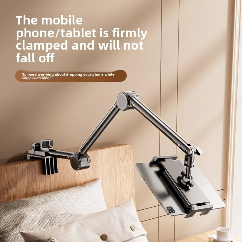 Mobile phone stand  for iPad, lazy holder, tablet bracket, bedside arm for live streaming, bed-mounted for shooting