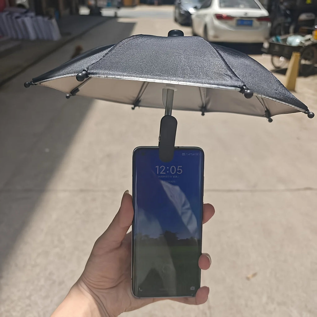 Mobile Phone Holder Sun Umbrella - Clip Umbrella - Outdoor Mobile Phone Fixed Umbrella - Rainproof Sun Umbrella - Mobile Phone