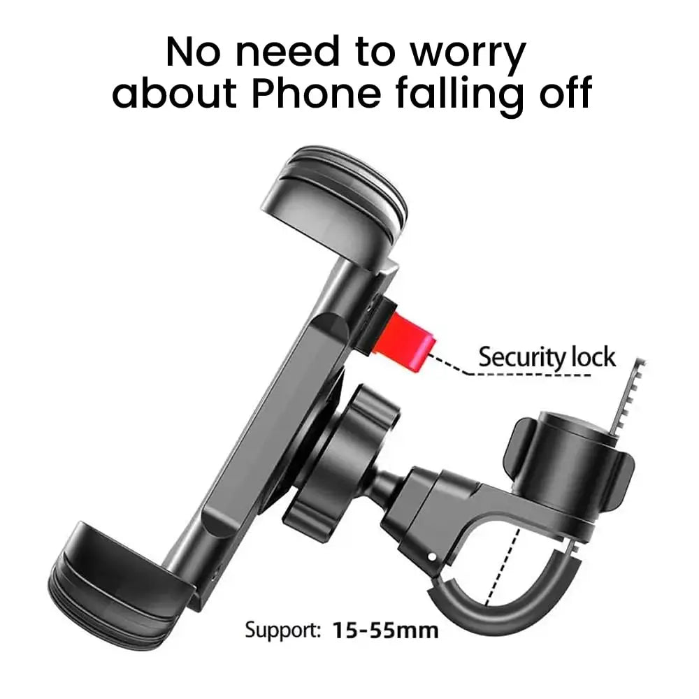 ApexRide Rotatable Mountain Bike & Moto Phone Mount